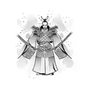 kimono samurai tattoo design idea