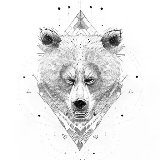 brother bear tattoo design idea