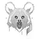 brother bear tattoo design idea