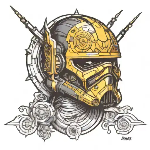 Star wars imperial logo tattoo design idea