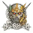 Star wars imperial logo tattoo design idea