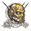 Star wars imperial logo tattoo design idea