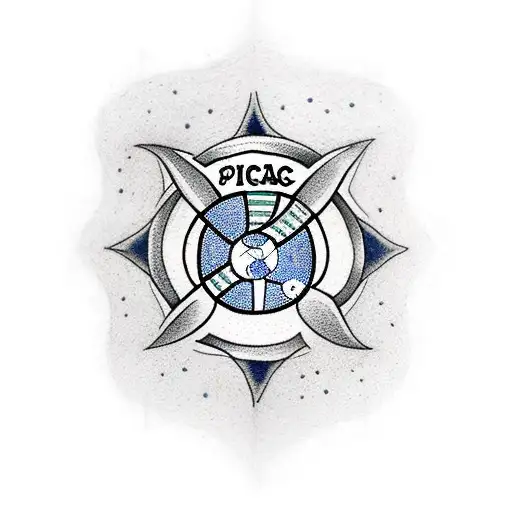 faro con mar picado y una barca  tattoo design idea