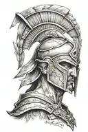 spartan warrior tattoo design idea
