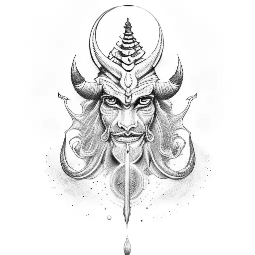 lord shiv tattoo design idea