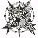 cain mark  tattoo design idea