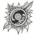 cain mark  tattoo design idea