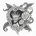 cain mark  tattoo design idea