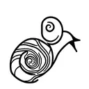 Snail tattoo design idea