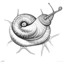 Snail tattoo design idea