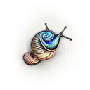 Snail tattoo design idea