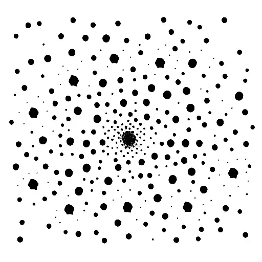 A constellation of daisies forming a lightning bolt in the night sky tattoo design idea