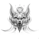 tattoo sleeve design combining the following into a unform graphic  STOICISM PROMETHEUS WOLF LATIN QUOTE CARPE DIEM STYL tattoo design idea