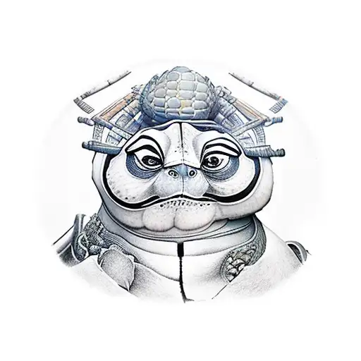 oogway from kung fu panda  tattoo design idea