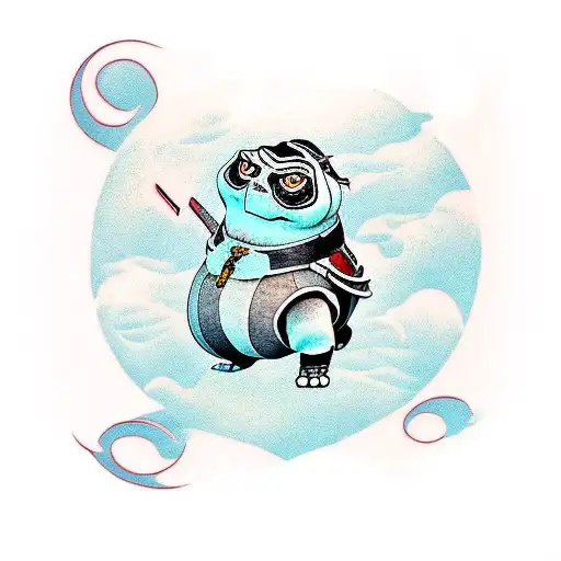oogway from kung fu panda  tattoo design idea