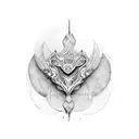 fuck love tattoo design idea