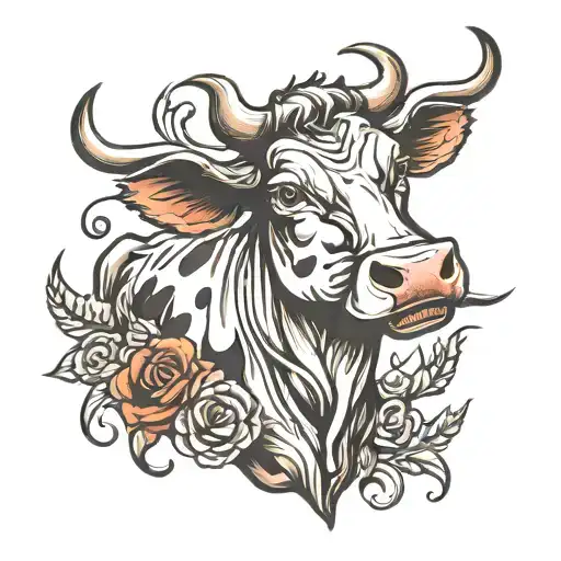 Blimey Cow Logo tattoo design idea