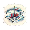 RIP dad tattoo design idea