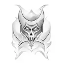 cartoon ghost tattoo design idea