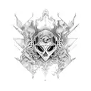 estoic alchemist motorcicle gssoline sleeve tattoo design idea