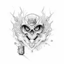 estoic alchemist motorcicle gssoline sleeve tattoo design idea