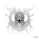 estoic alchemist motorcicle gssoline sleeve tattoo design idea