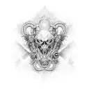 estoic alchemist motorcicle gssoline sleeve tattoo design idea