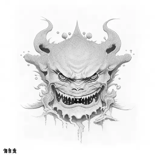 onryo tattoo design idea