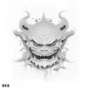 onryo tattoo design idea