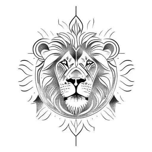 Alchemical symbol green lion devouring the sun. Mercury consuming gold.  Spiritual transformation. Hand drawn medieval engraving tattoo style vector  illustration. Esoteric, occult, witchcraft, alchemy. Stock Illustration |  Adobe Stock