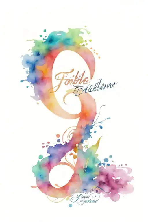 tribute with fathers name written tattoo design idea