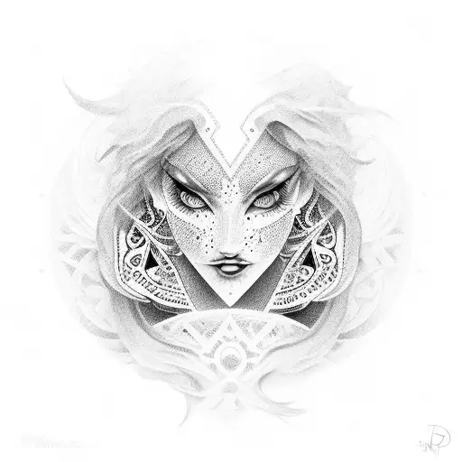 maya pearl  tattoo design idea