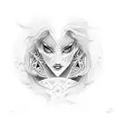 maya pearl  tattoo design idea