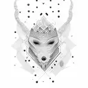 maya pearl  tattoo design idea