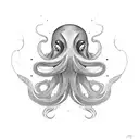 squid tattoo design idea