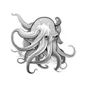 squid tattoo design idea