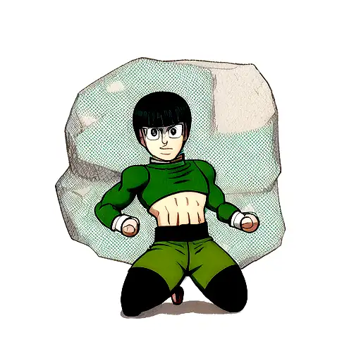 Rock Lee Weights tattoo design idea