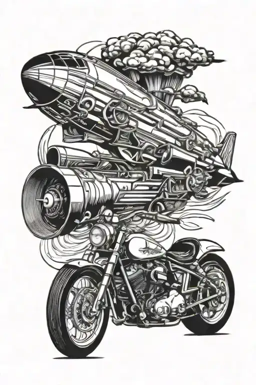 tornado and sprint car driving tattoo design idea