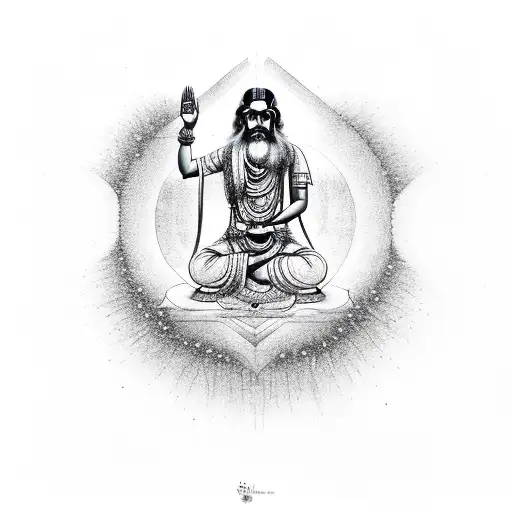 Sadhguru, adiyogi, meditation, enlightenment  tattoo design idea