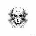 michael myers tattoo design idea
