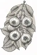 fig branch with figs tattoo design idea
