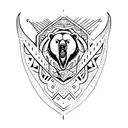 lower arm half sleeve, gothic 7, 4 bear paw, data hospitality  tattoo design idea