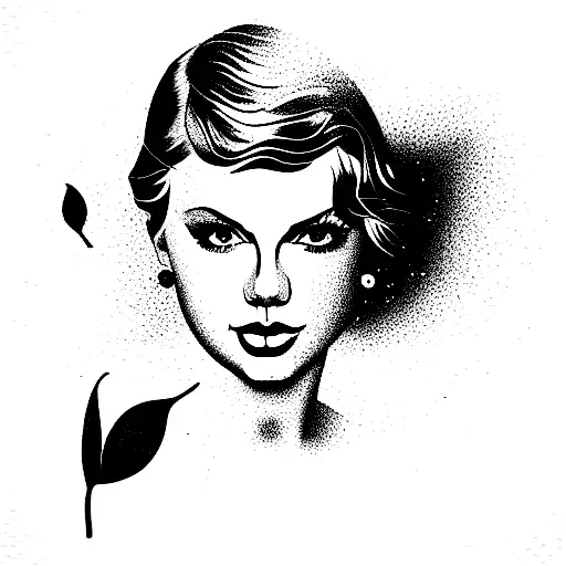 taylor swift lyric tattoo design idea