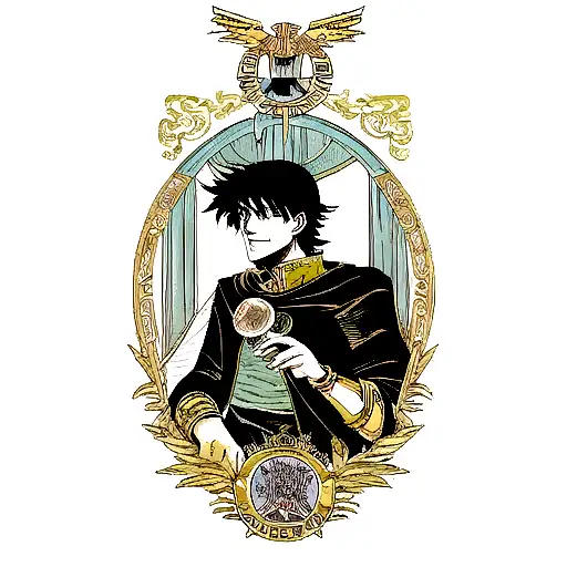 tarot card the fool  tattoo design idea