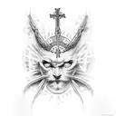 Catholic, Romans 8:18 tattoo design idea