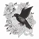 zach bryan lyrics with illustration tattoo design idea