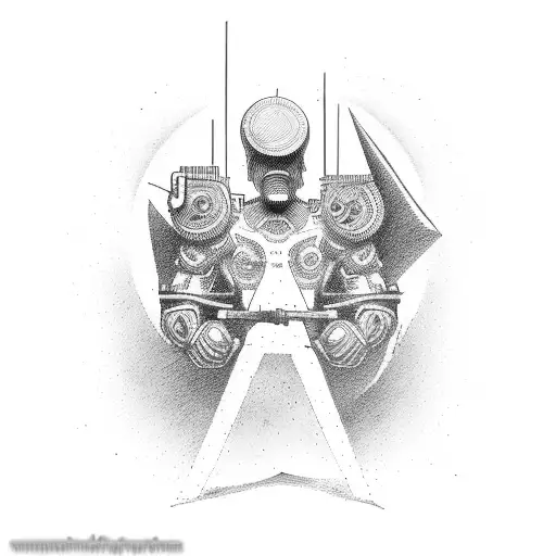 working man for his dreams, respect and determination sign tattoo design idea