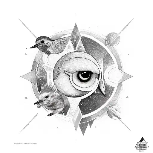 Avery Bunker, Daughter, Aug 27/17, Robin Bird, Kingfisher Bird, Virgo, Leo, Rich, Peridot, Sun Orange  tattoo design idea