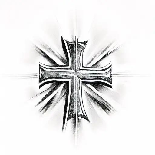 Christian Cross tattoo design idea