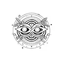 multiple eyes located next to each other  tattoo design idea